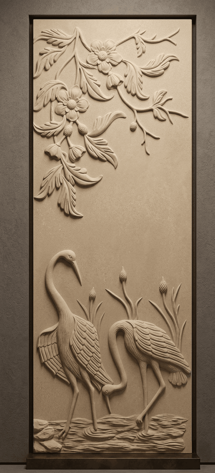 Decore wall fiber relief mural thumbnail 3